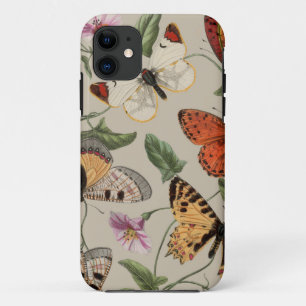 Butterfly Moth Nature Collection Zeichnend Case-Mate iPhone Hülle