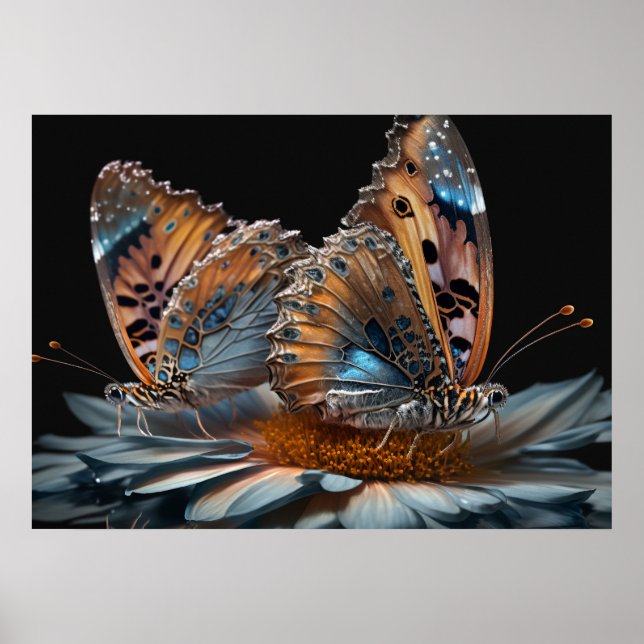 Butterfly-Moth-Poster Poster (Vorne)