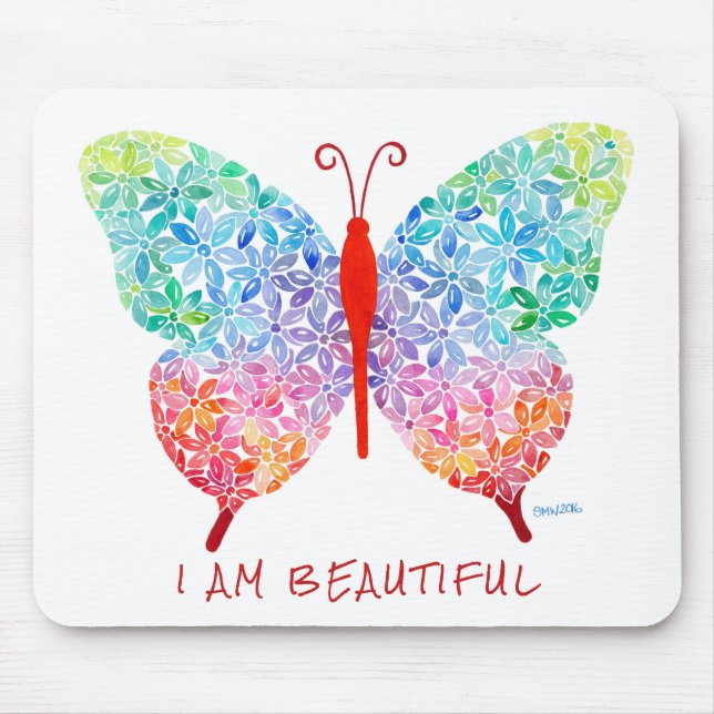 Butterfly Mouse Pad Mousepad (Vorne)