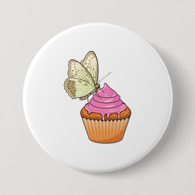 Butterfly Muffin Button (Vorderseite)