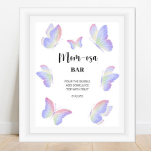 Butterfly \ Mum-osa Bar Poster