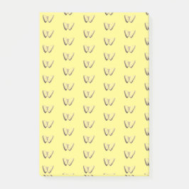 Butterfly-Muster Postit-Notizen Post-it Klebezettel