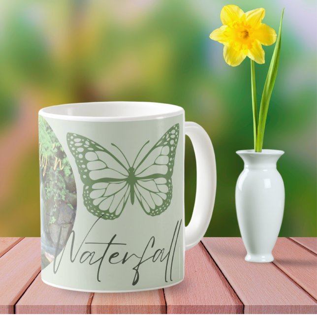 Butterfly 'n Wasserfall Tasse (Von Creator hochgeladen)