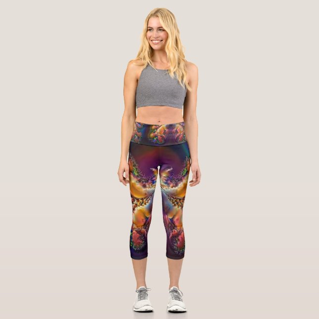 Butterfly nebula capri leggings (Vorderseite)