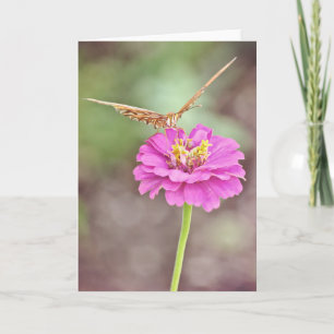 Butterfly Nectar Scripture Card Psalm 34:8 Karte