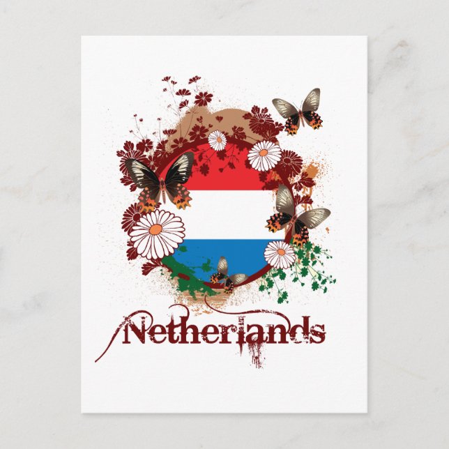 Butterfly Niederlande Postkarte (Vorderseite)