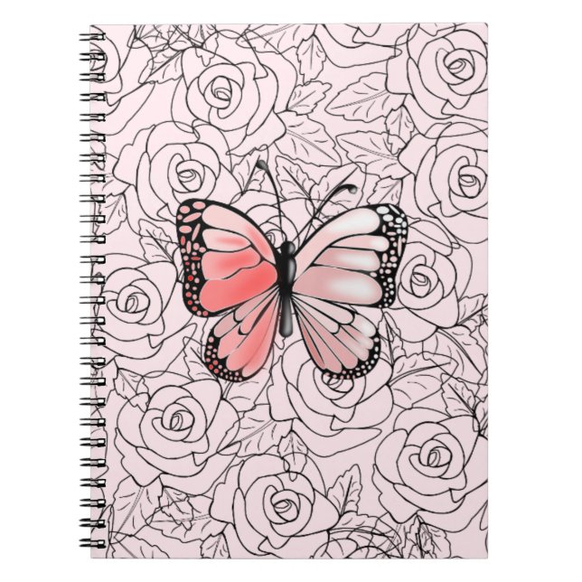 Butterfly-Notebook Notizblock (Vorderseite)