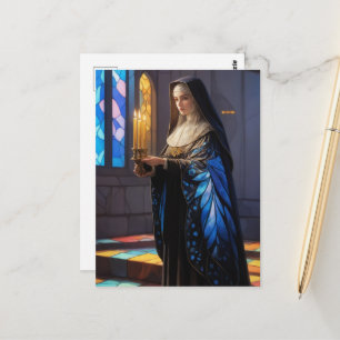 Butterfly Nun Postkarte