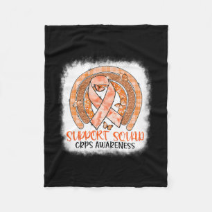 Butterfly Orange Regenbogen Unterstützung Squad Cr Fleecedecke