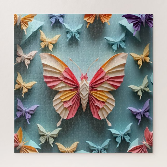 Butterfly Origami Puzzle (Vertikal)