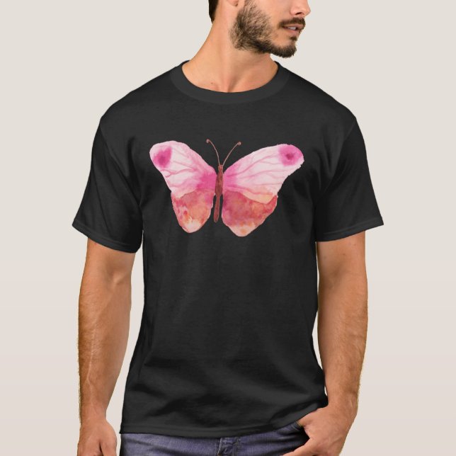 Butterfly  Painting  Insect Colourful Summer T-Shirt (Vorderseite)