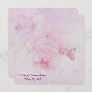 Butterfly-Party zum Jubiläum Einladung