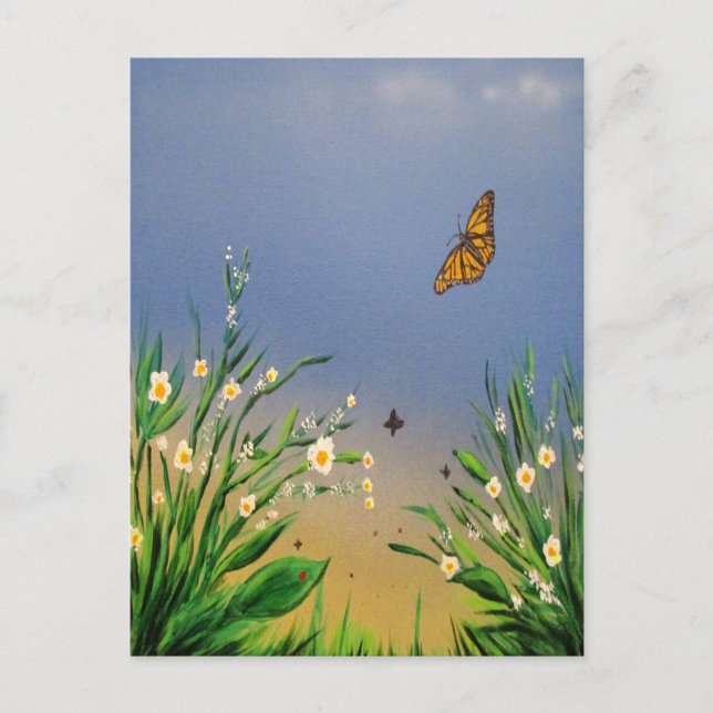Butterfly Peace Postkarte (Vorderseite)