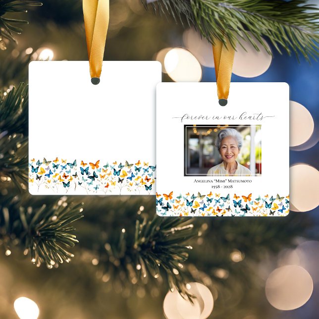 Butterfly Personalisiert Square Ornament (Von Creator hochgeladen)