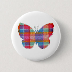 Butterfly Pink Clipart Niedlich Flying Wings Natur Button