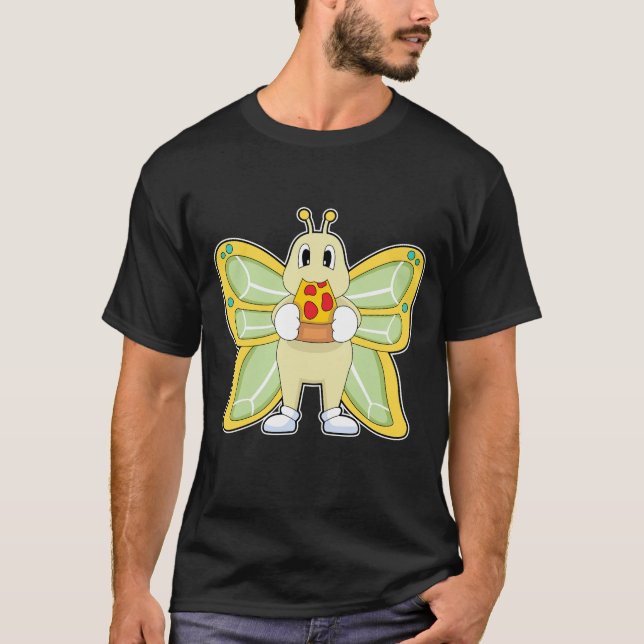 Butterfly Pizza T-Shirt (Vorderseite)