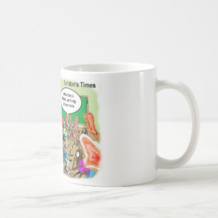 Butterfly Police Offbeat Cartoon Funny Gifts & T-S Tasse