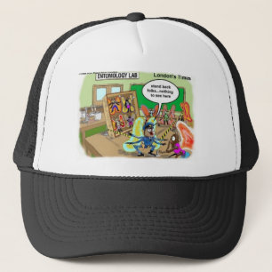 Butterfly Police Offbeat Cartoon Funny Gifts & T-S Truckerkappe