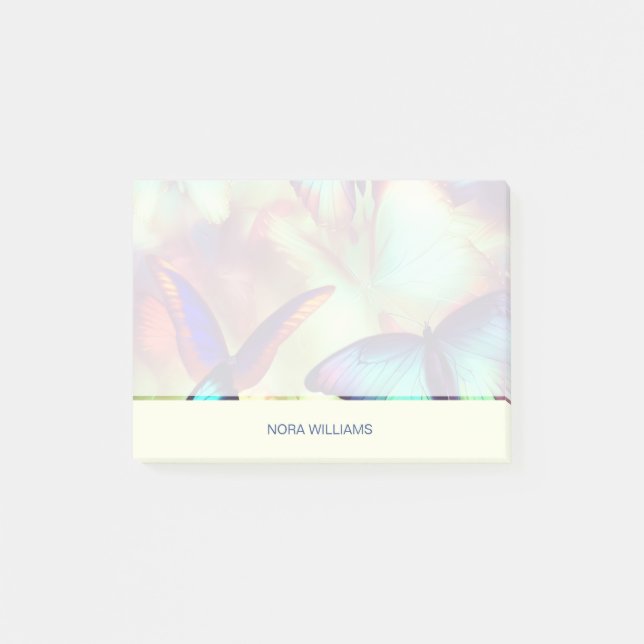 Butterfly-Post-It-Notes Post-it Klebezettel (Vorderseite)