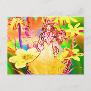 Butterfly Princess Postkarte