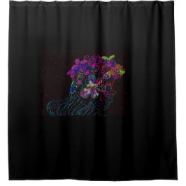 Butterfly Princess Shower Curtain Duschvorhang