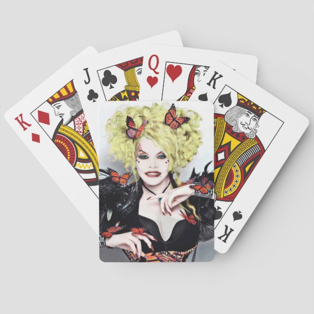 Butterfly Queen Spielkarten (Rückseite)