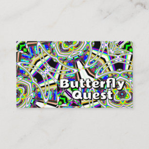 Butterfly Quest ( Sie können die Worte ändern ) Visitenkarte
