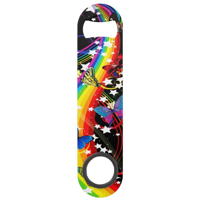 Butterfly Rainbow Speed Bottle Opener Flaschenöffner (Vorderseite)