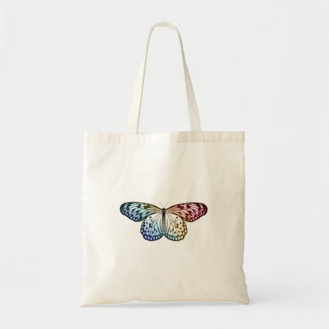 Butterfly Rainbow Tragetasche (Vorne)