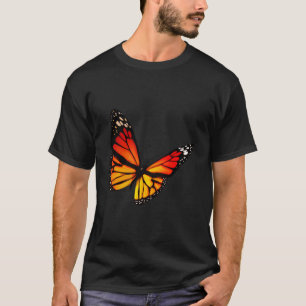Butterfly Red Orange Soft Ästhetische Emoji Niedli T-Shirt