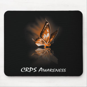 Butterfly Ribbon CRPS-Bewusstsein Mousepad