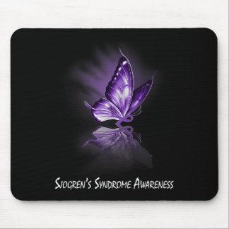 Butterfly-Ribbon-Sjogren-Syndrom Mousepad