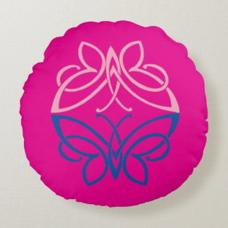 Butterfly Round Kissen