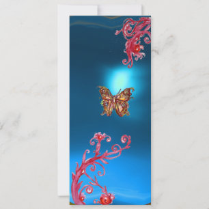 BUTTERFLY SAPPHIRE, blau hellrosa violett Einladung