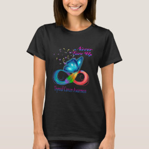 Butterfly-Schilddrüsenkrebs-Bewusstsein T-Shirt