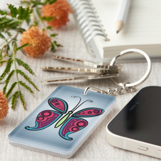 Butterfly   schlüsselanhänger (Vorderseite rechts)