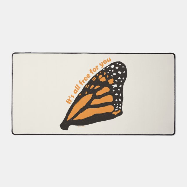 Butterfly Schreibtischunterlage (Vorderseite)