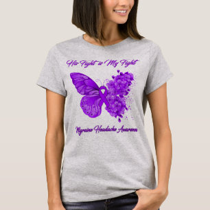Butterfly Sein Kampf ist mein Kampf Migräne Kopfsc T-Shirt