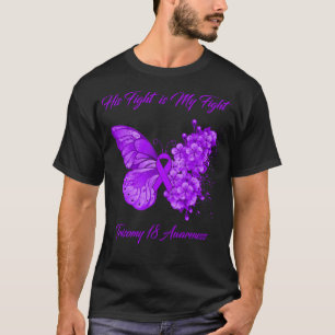 Butterfly Sein Kampf ist mein Kampfrismus 18 T-Shirt