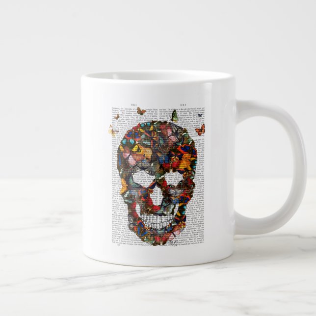Butterfly Skull Jumbo-Tasse (Rechts)