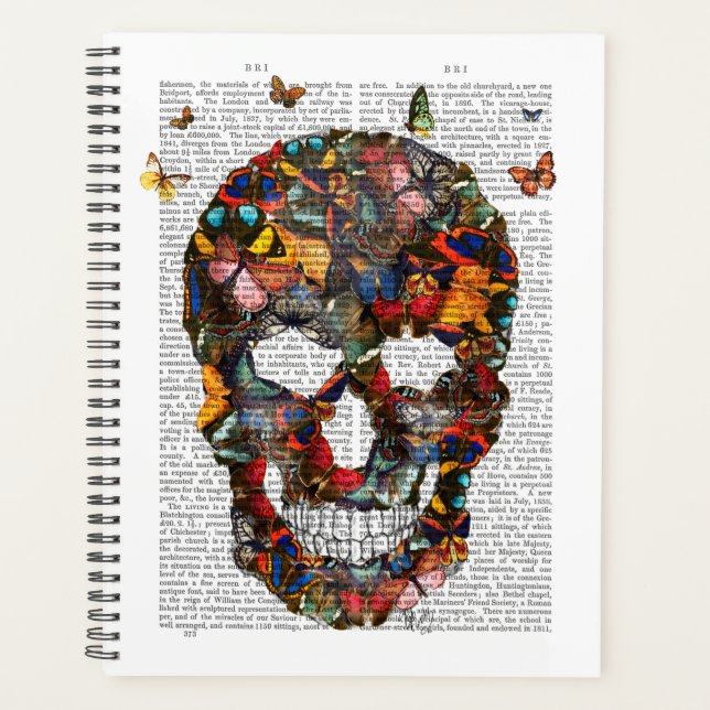 Butterfly Skull Planer (Vorderseite)
