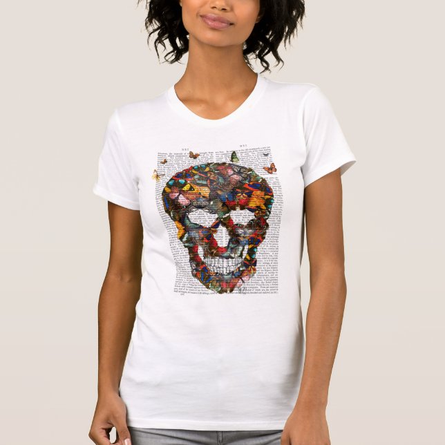 Butterfly Skull T-Shirt (Vorderseite)