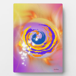 Butterfly Sky Plaque mit Easel Fotoplatte