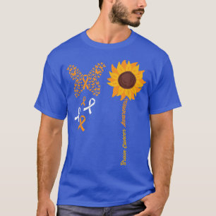 Butterfly Sonnenblume Hirnkrebs Bewusstsein Chemo T-Shirt