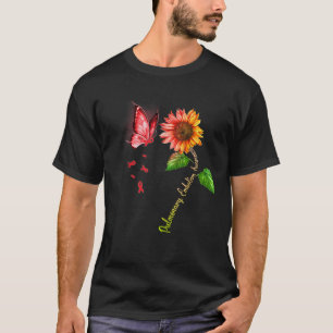 Butterfly Sonnenblume Lungenembolie Bewusstsein T T-Shirt