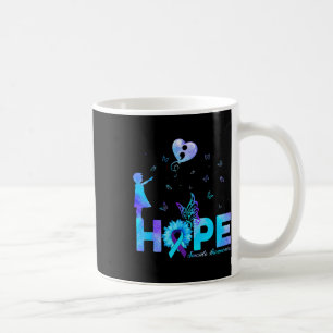 Butterfly Sonnenblume Suizidprävention Bewusstsein Kaffeetasse