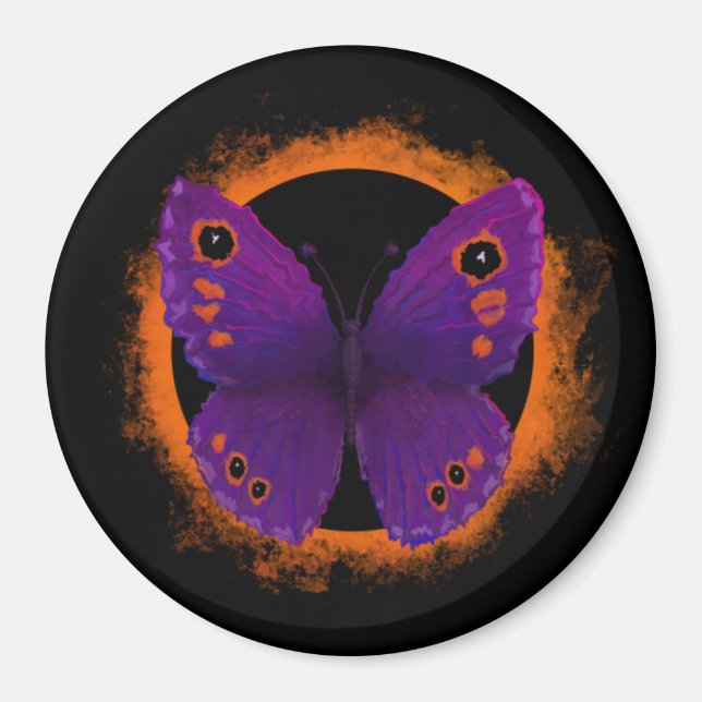 Butterfly Soular Eclipse Magnet (Vorne)