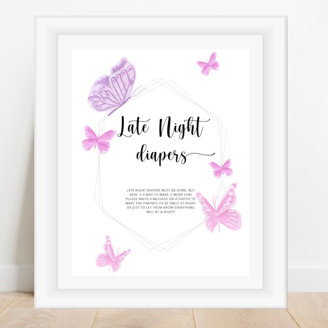 Butterfly \ Spätabendtauchspiel Poster (Von Creator hochgeladen)