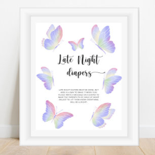 Butterfly \ Spätabendtauchspiel Poster