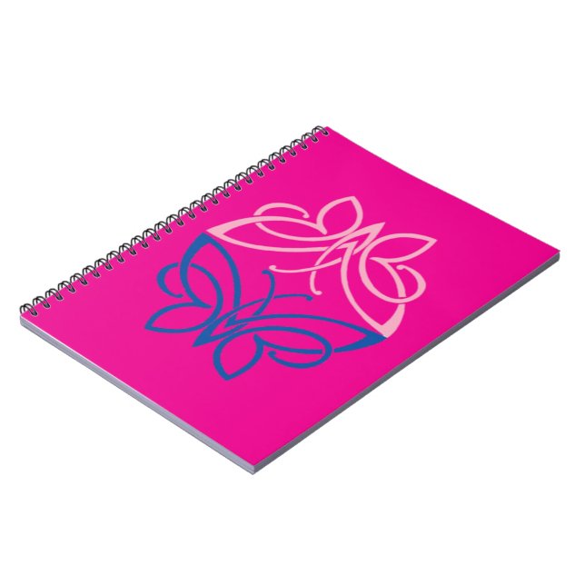 Butterfly Spiral Photo Notebook Notizblock (Linke Seite)